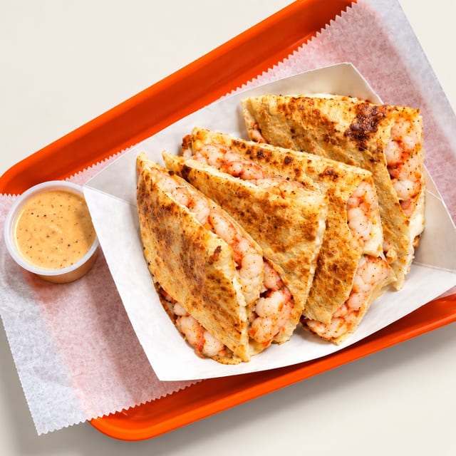 Shrimp Quesadilla.